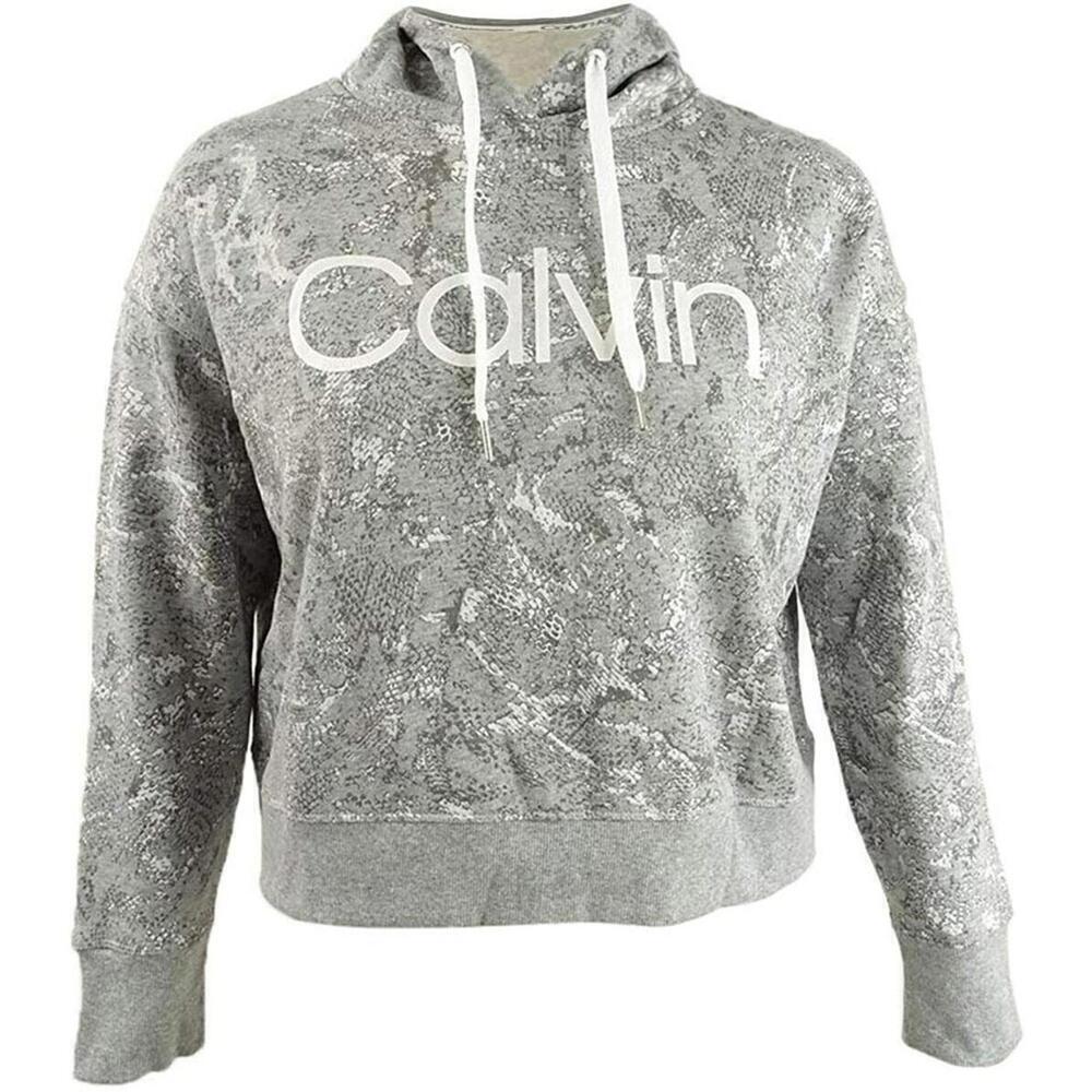 Calvin Klein Performance Women's Cobra-Print Fleece Hoodie M - Picture 3 of 3